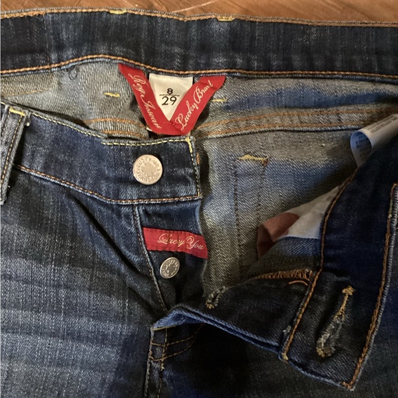 Lucky Brand Blue Bootcut Jeans for Men - Picture 2 of 3